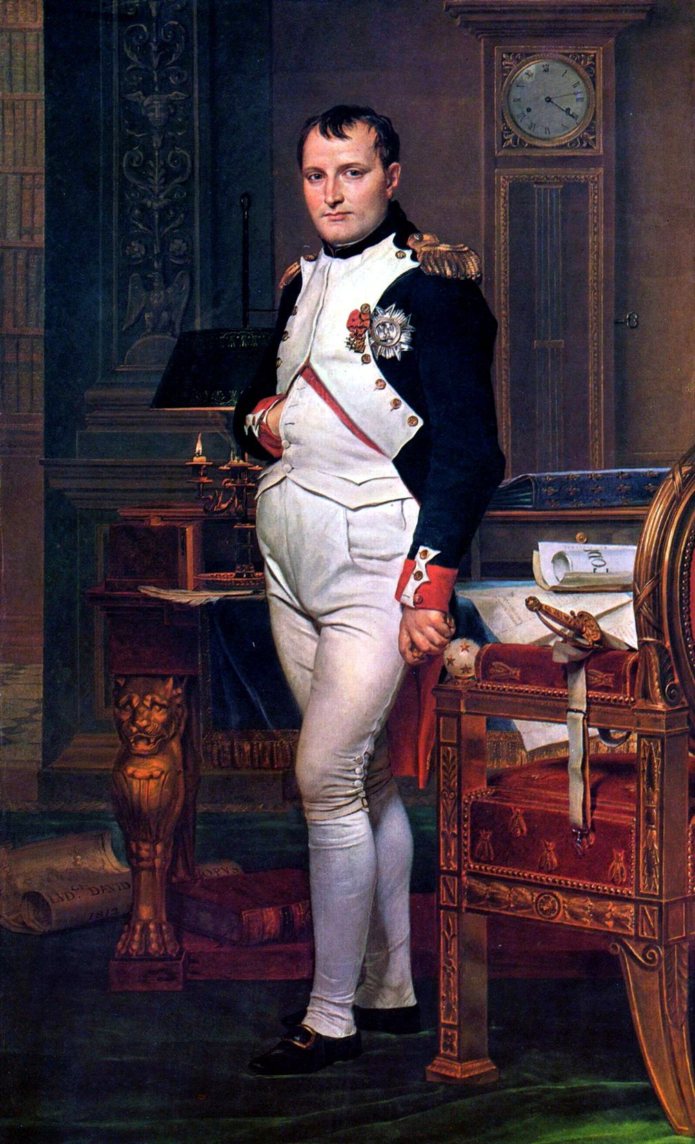 Napoleon in seinem Arbeitszimmer(Gemälde von Jacques-Louis David, 1812)