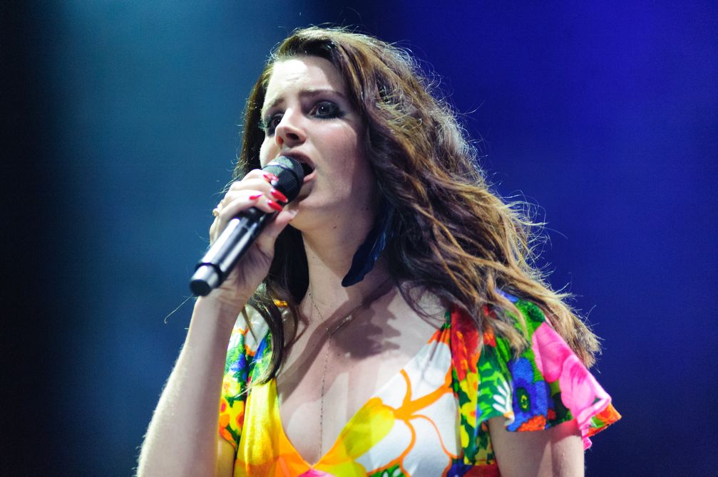 Lana Del Rey beim Coachella-Musikfestival in Indio (2014)