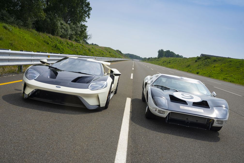 Der Ford GT-Supersportwagen geht 2022 in sein letztes Produktionsjahr. Bild: Ford Motor Company Fotograf: Ford