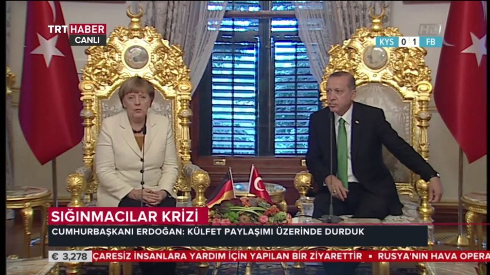 Archivbild: Merkel und Erdogan in Istanbul.