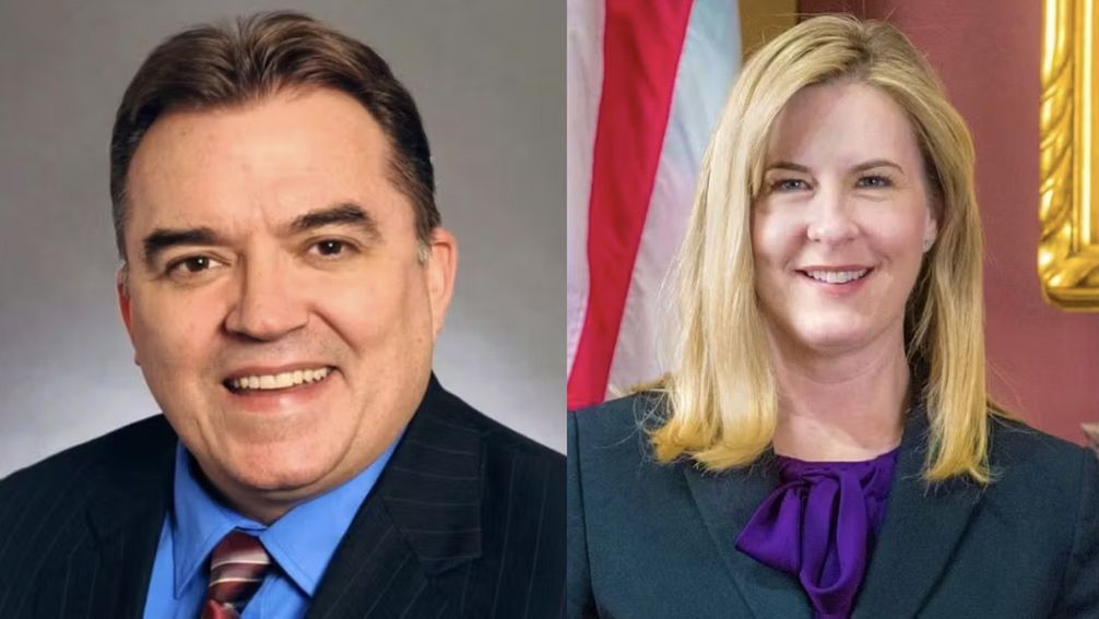 John Hoffman und Melissa Hortman (2019), Archivbild