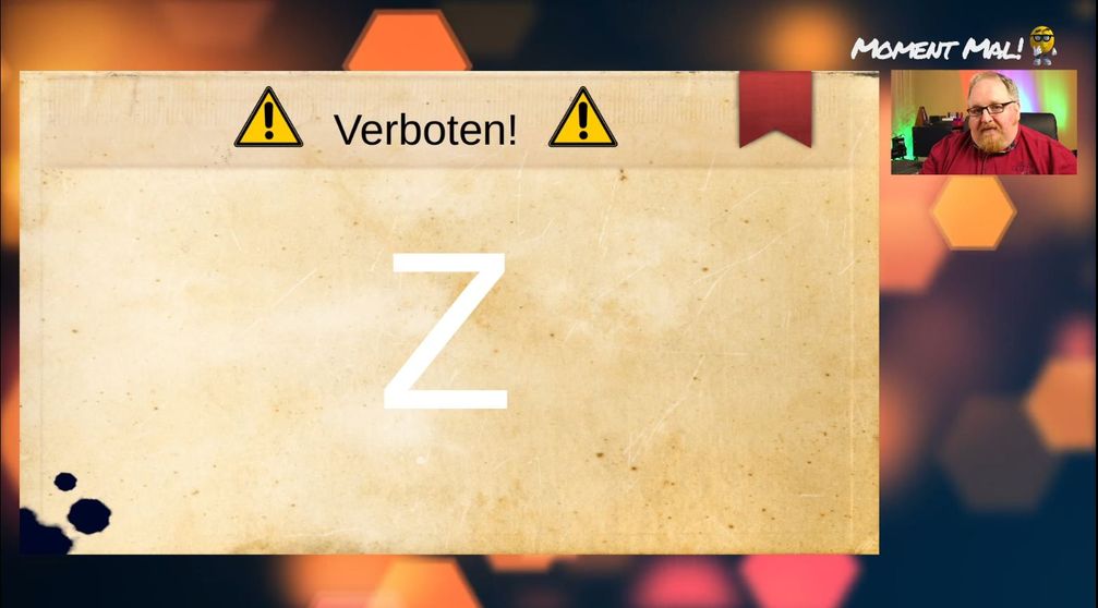 Bild: SS Video: "Das Z ist verboten! | #117 Moment Mal!" (https://odysee.com/@Moment-Mal:c/z-verboten-mmm117:6) / Eigenes Werk