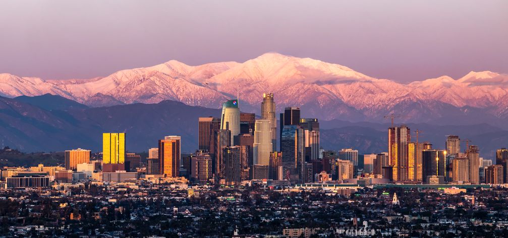 Los Angeles auch bekannt als L.A., City of Angels, City of Flowers and Sunshine, La La Land, The Big Orange, The Southland, El Pueblo (2019), Archivbild