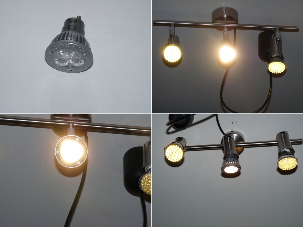 Weiße LED-Lampen mit unterschiedlichen Farbtemperaturen  (Symbolbild)