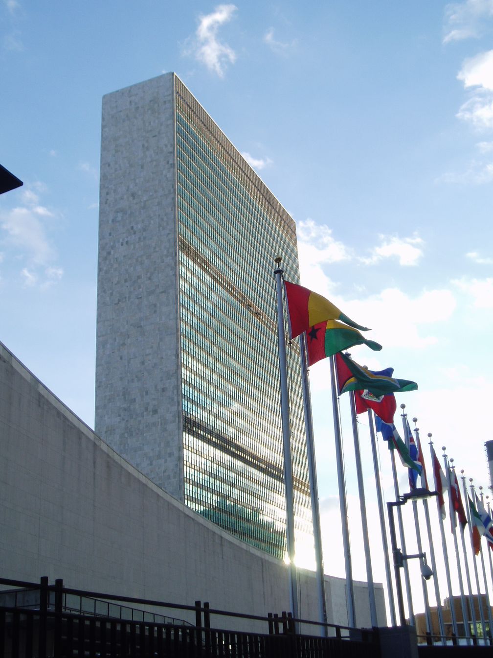 Das Sekretariatshochhaus ist das Markenzeichen des UN-Hauptquartiers.
