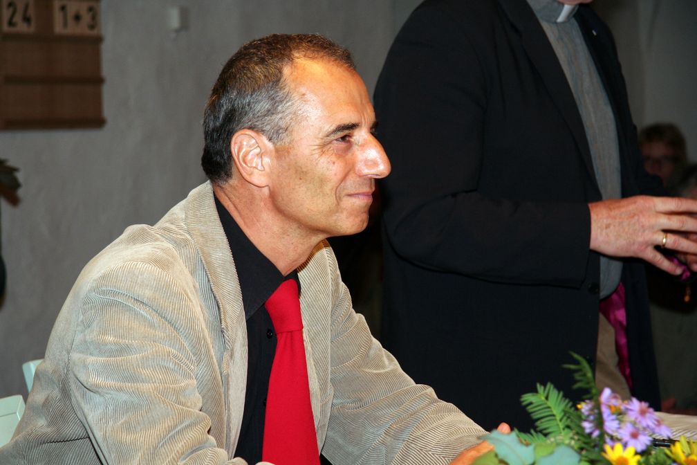 Michael Wolffsohn beim "Halberstädter Abend" am 13. Oktober 2011 in der Winterkirche des Domes zu Halberstadt.