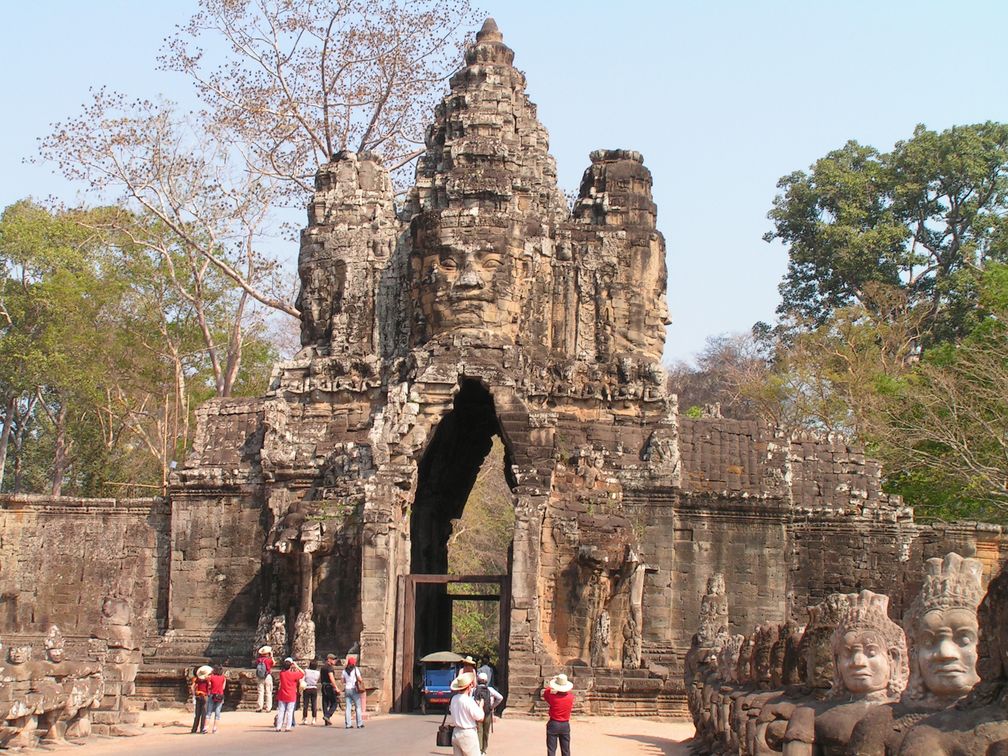 Das Südtor von Angkor Thom