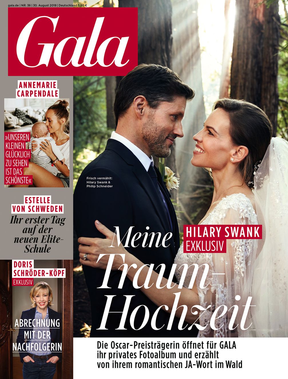 Cover GALA (36/2018) ab 30. August 2018 im Handel. Bild: "obs/Gruner+Jahr, Gala"