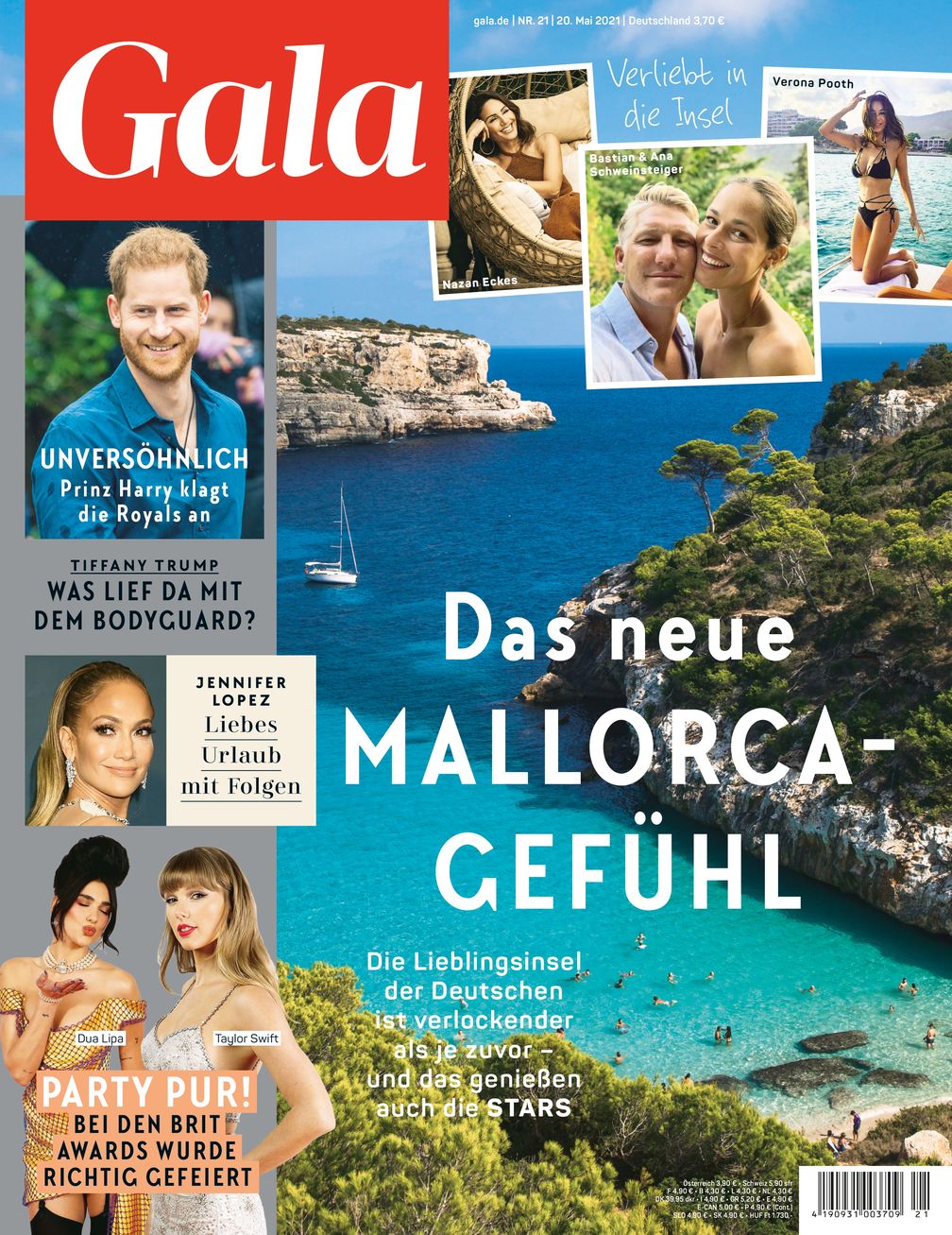 Cover GALA 21/2021 (EVT: 20. Mai 2021) Bild: GALA, Gruner + Jahr Fotograf: Gruner+Jahr, Gala