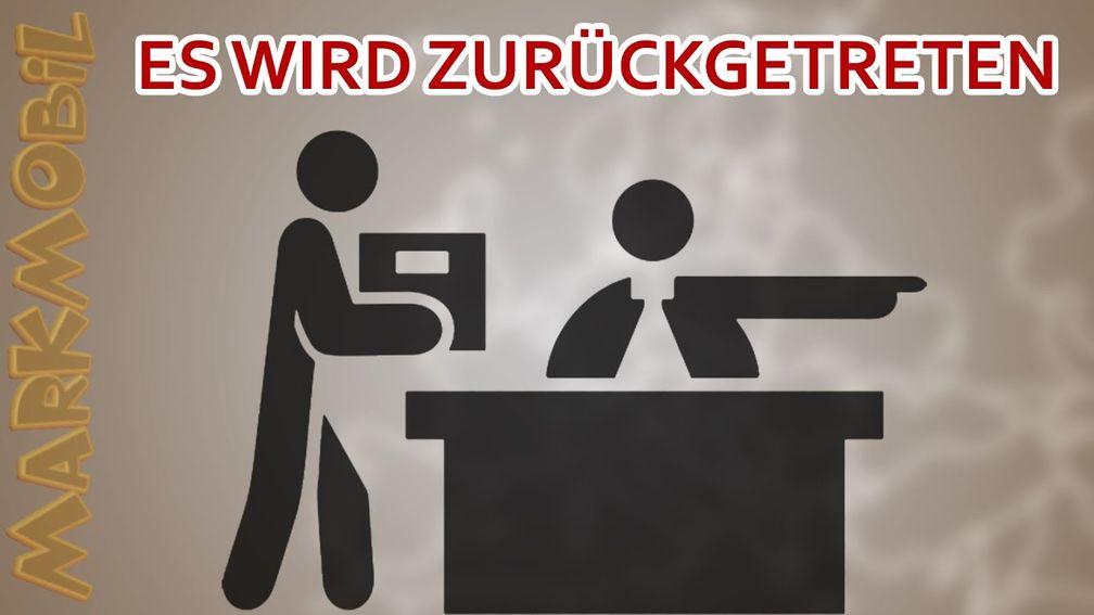 Es wird zurückgetreten