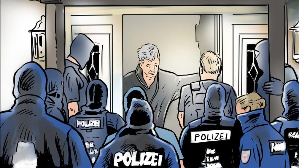 COMPACT-Comic, Elsässer im Bademantel Bild: COMPACT