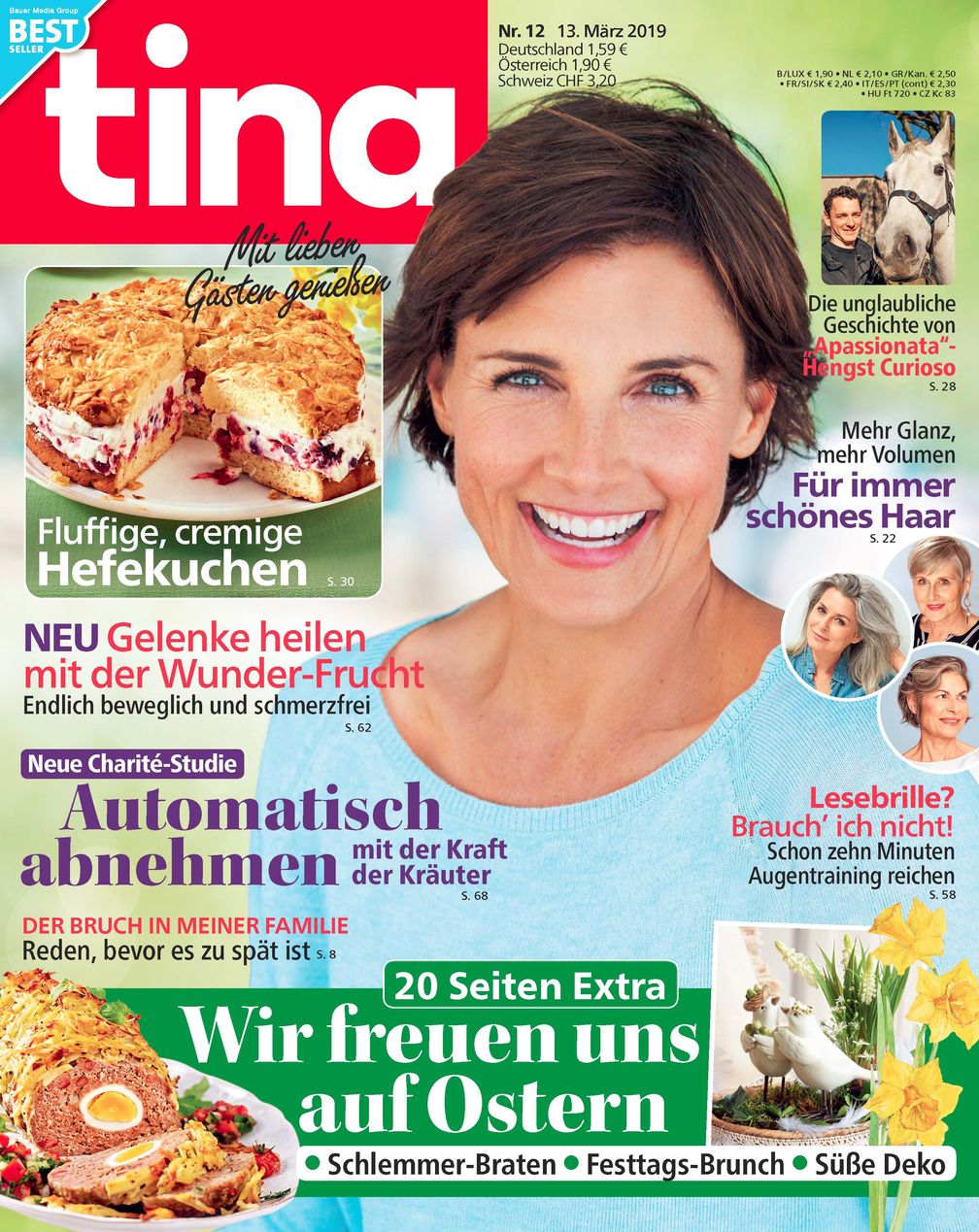 Cover_tina_#12/19 / Bild: "obs/Bauer Media Group, tina"