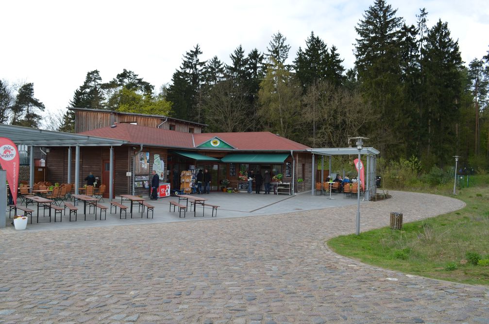 Hauptgebäude des Bärenwald Müritz, Stuer, Mecklenburg-Vorpommern