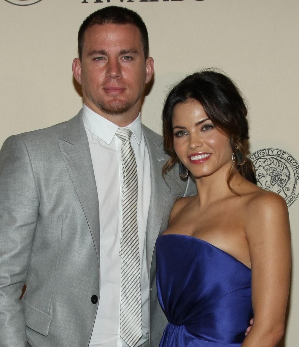 Channing Tatum mit seiner Frau Jenna Dewan (2012)