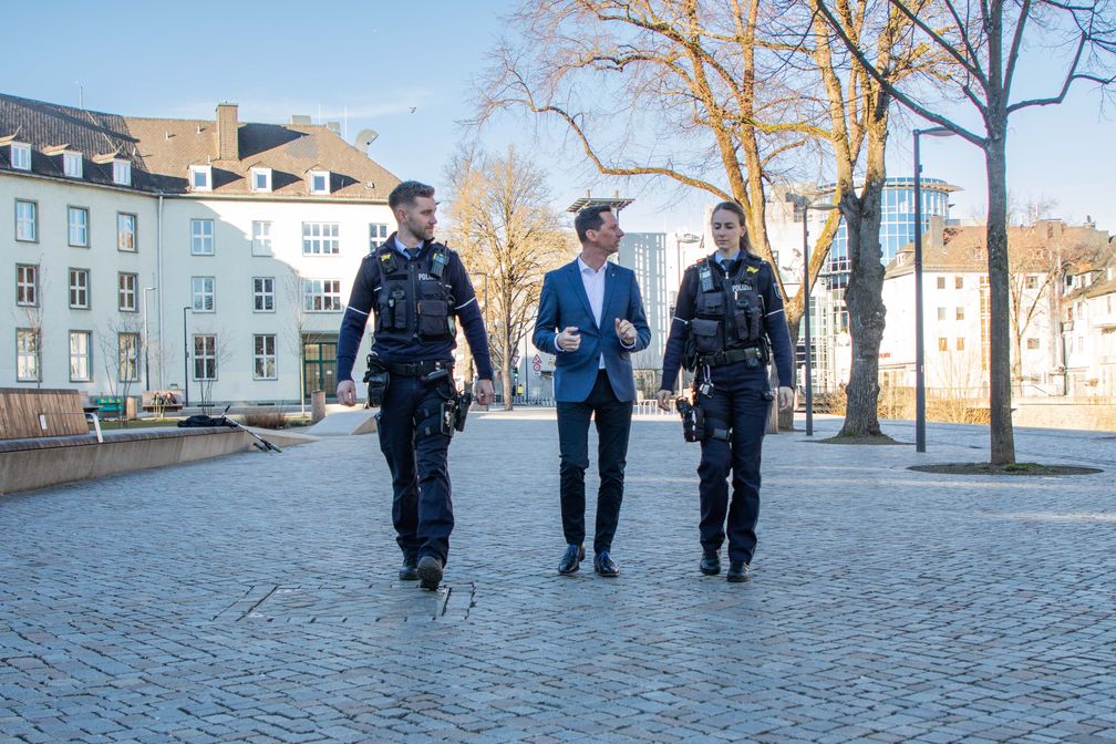 Landrat Andreas Müller (2025) Bild: Polizei