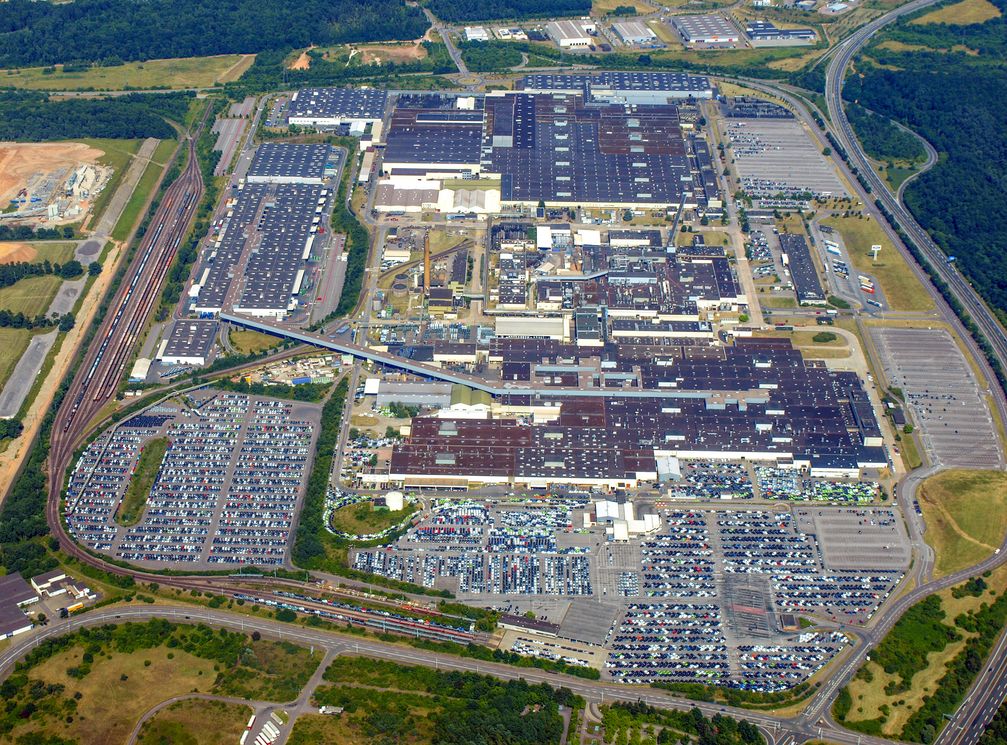 "Im Ford-Werk in Saarlouis werden die Modelle Focus, C-Max und Grand C-Max produziert". Bild: "obs/Ford-Werke GmbH"