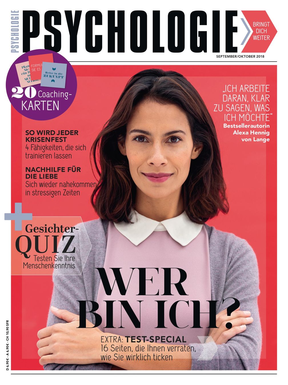 INSPIRING NETWORK GmbH & Co. KG, Titelbild zu Ausgabe 05/2018, EVT: 08.08.2018, Titelthema: "Wer bin ich?".