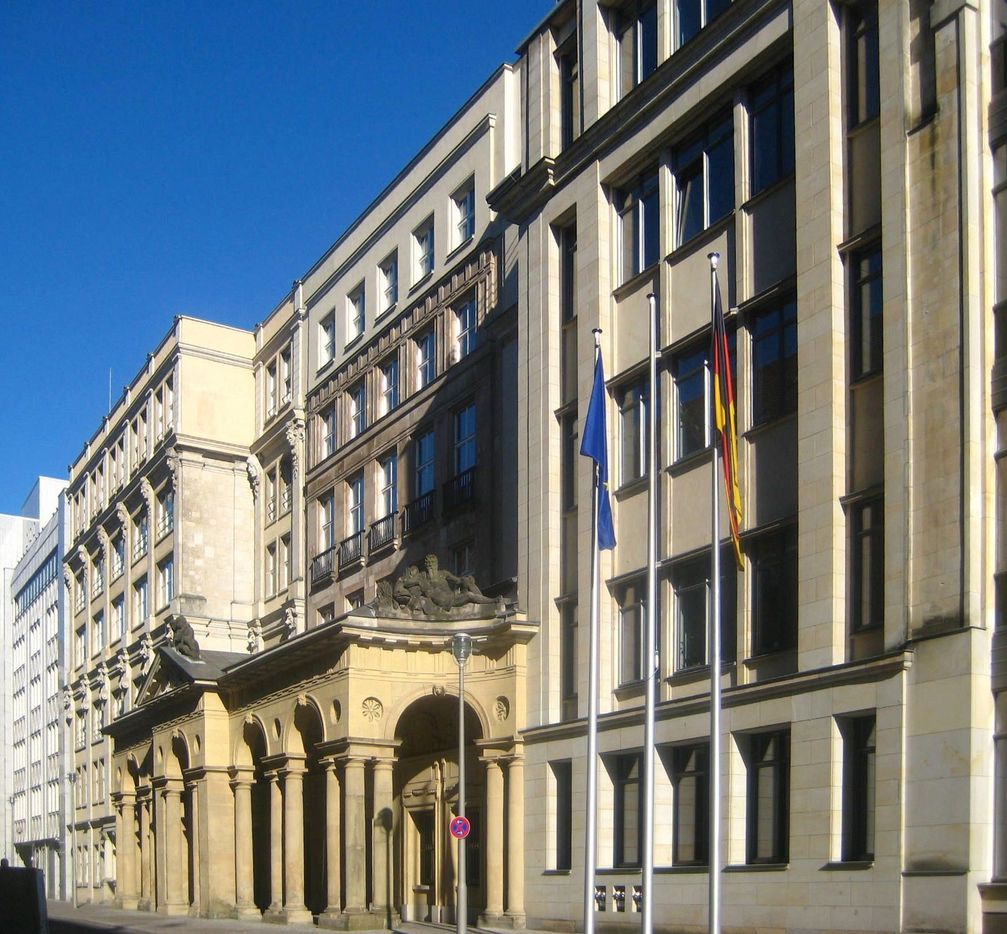 Hauptsitz des Bundesministeriums der Justiz in der MohrenstraÃe in Berlin