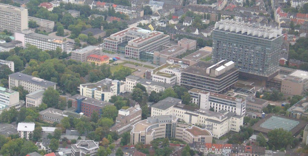 Nordansicht auf die Uniklinik Köln