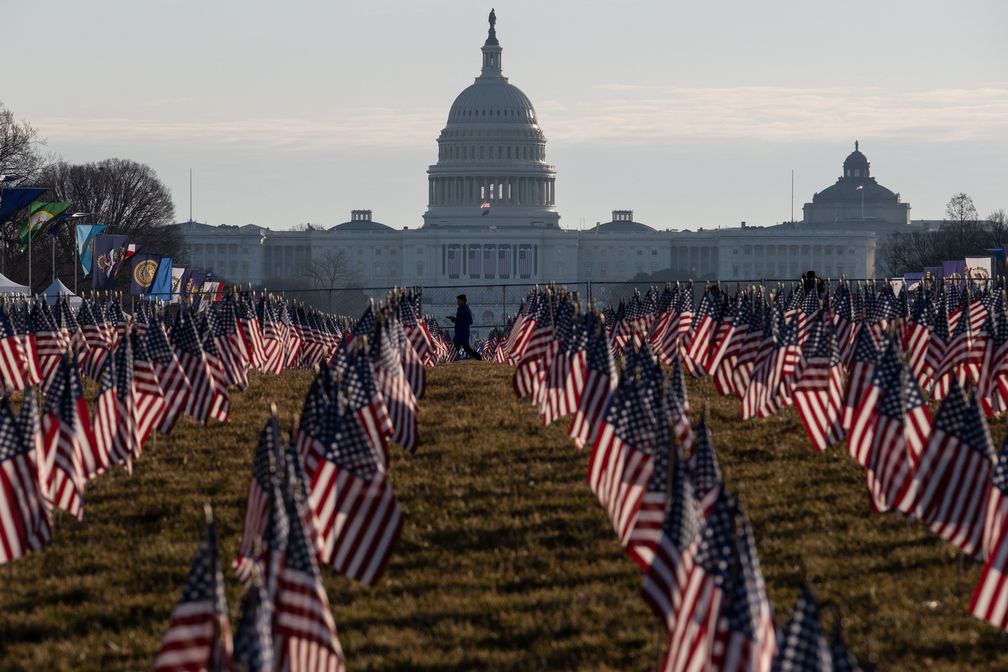 USA Flagge (Symbolbild) Bild: Yuki Iwamura / Sputnik