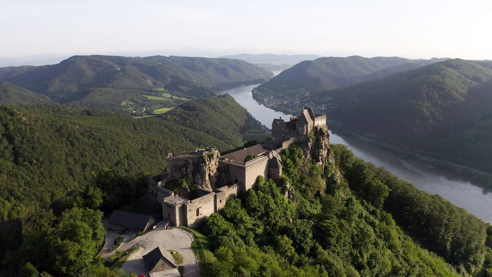 Burgruine AggsteinBild: ZDF/ORF/Ranfilm Fotograf: ORF/Ranfilm