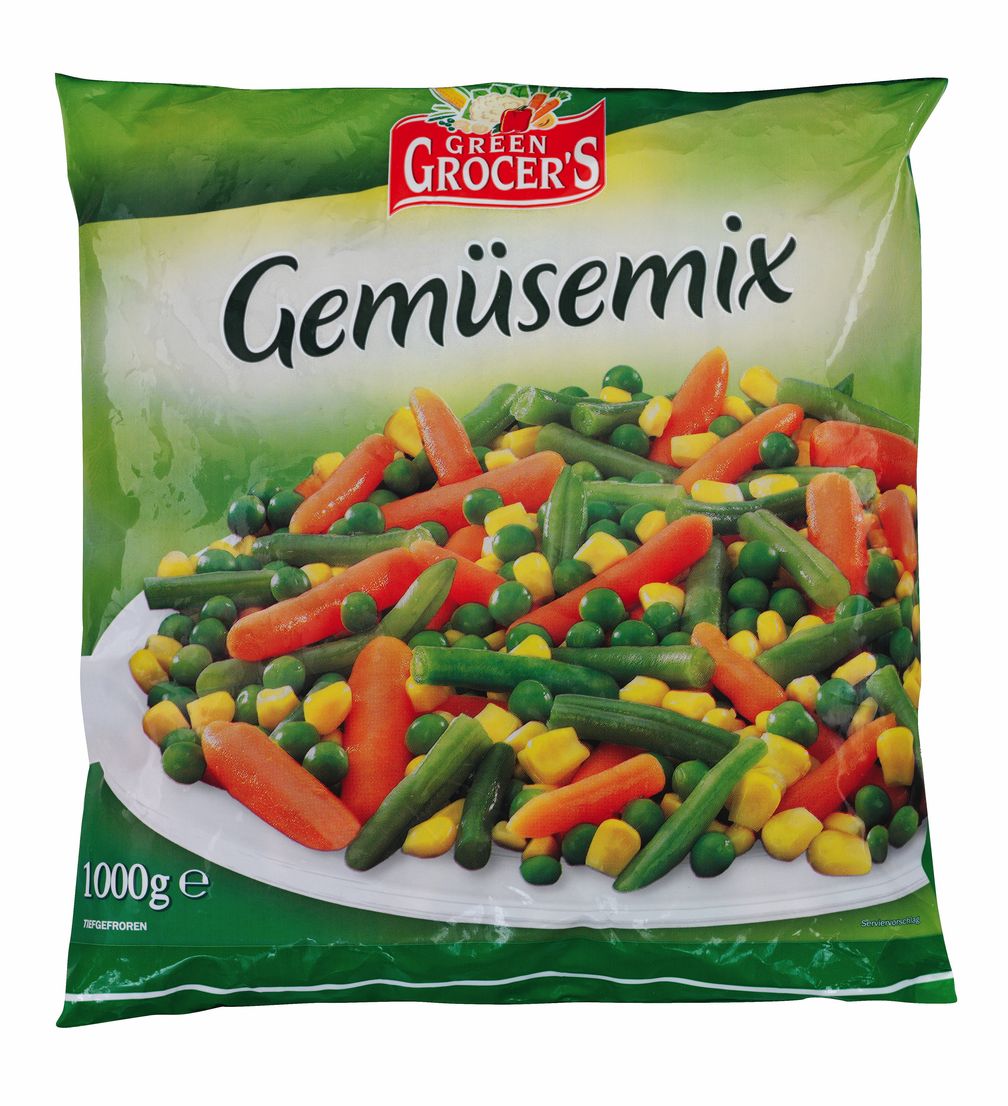 Der belgische Hersteller Greenyard Frozen Belgium N.V. erweitert den Warenrückruf des Produktes "Freshona Gemüsemix" vom 05.07.2018 und ruft zusätzlich das Produkt "Green Grocer's Gemüsemix" zurück. Bild: "obs/LIDL/Lidl"