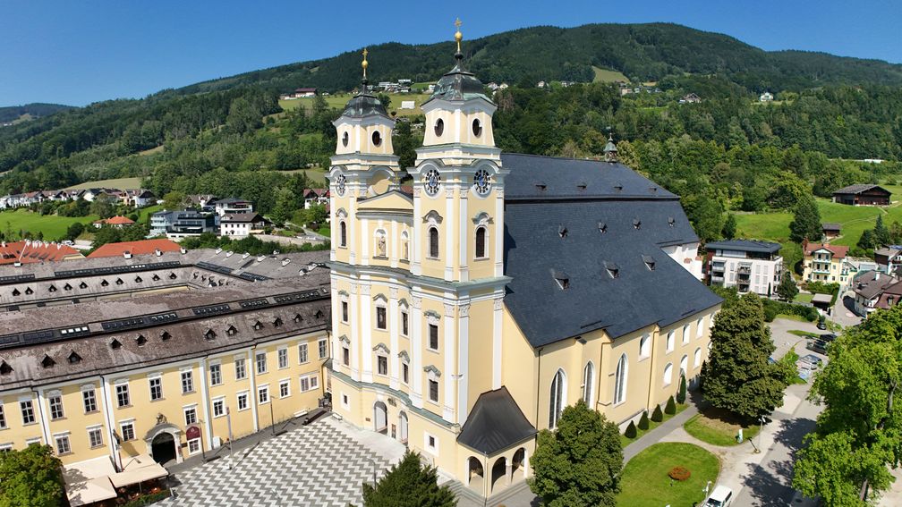 Basilika am Mondsee (2025) Bild: Rathscheck Schiefer Fotograf: Rathscheck/ideemedia