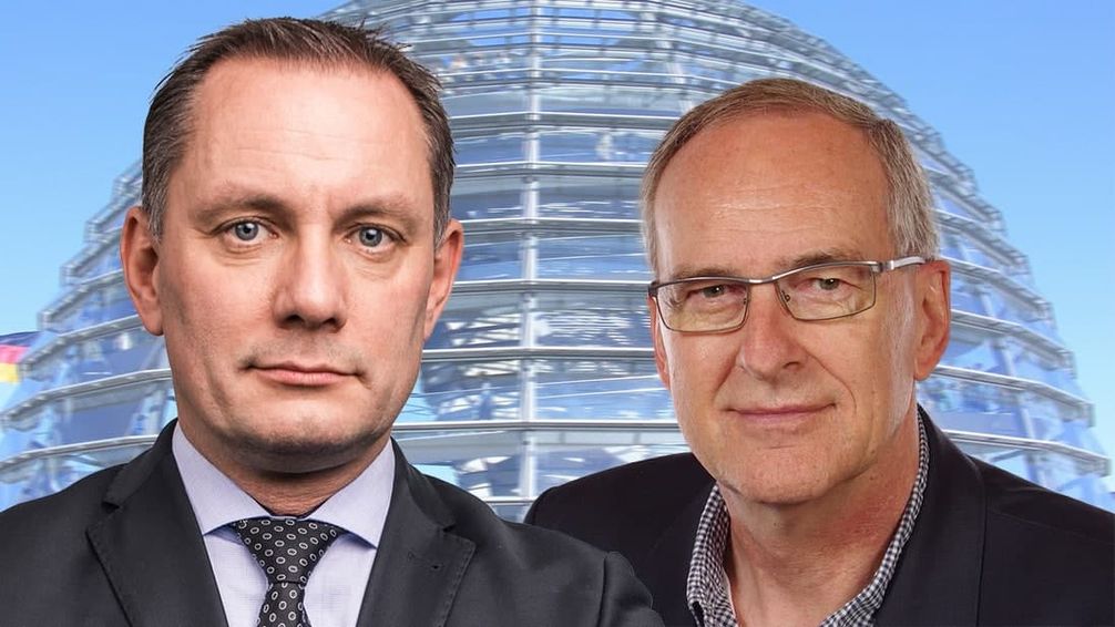 Tino Chrupalla und Roman Reusch (2022) Bild: AfD Deutschland