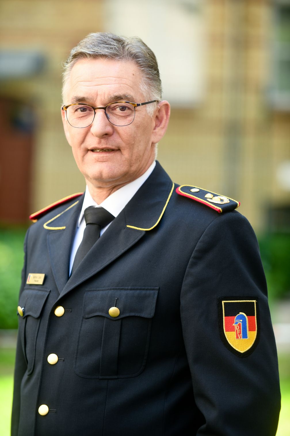 Dipl.-Ing. Hartmut Ziebs Präsident des Deutschen Feuerwehrverbandes  Bild:     Katrin Neuhauser