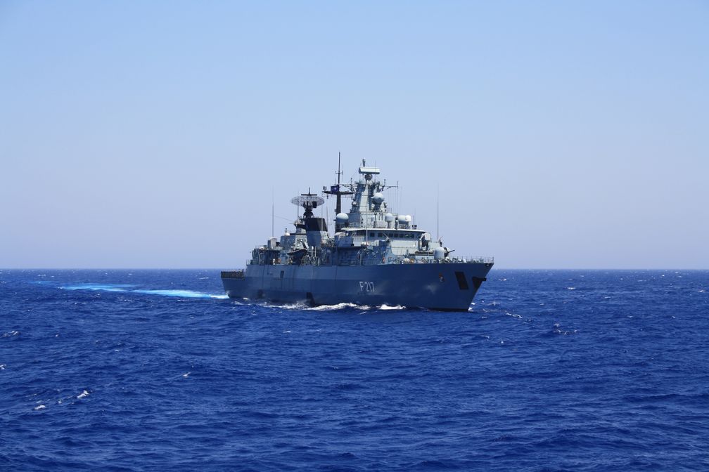 Die Fregatte BAYERN nahm an dem ständigen NATO-Verband SNMG2 teil.