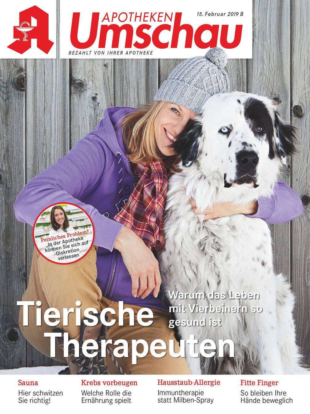 Titelbild Apotheken Umschau AU B 2/2019. Bild: "obs/Wort & Bild Verlag - Apotheken Umschau"