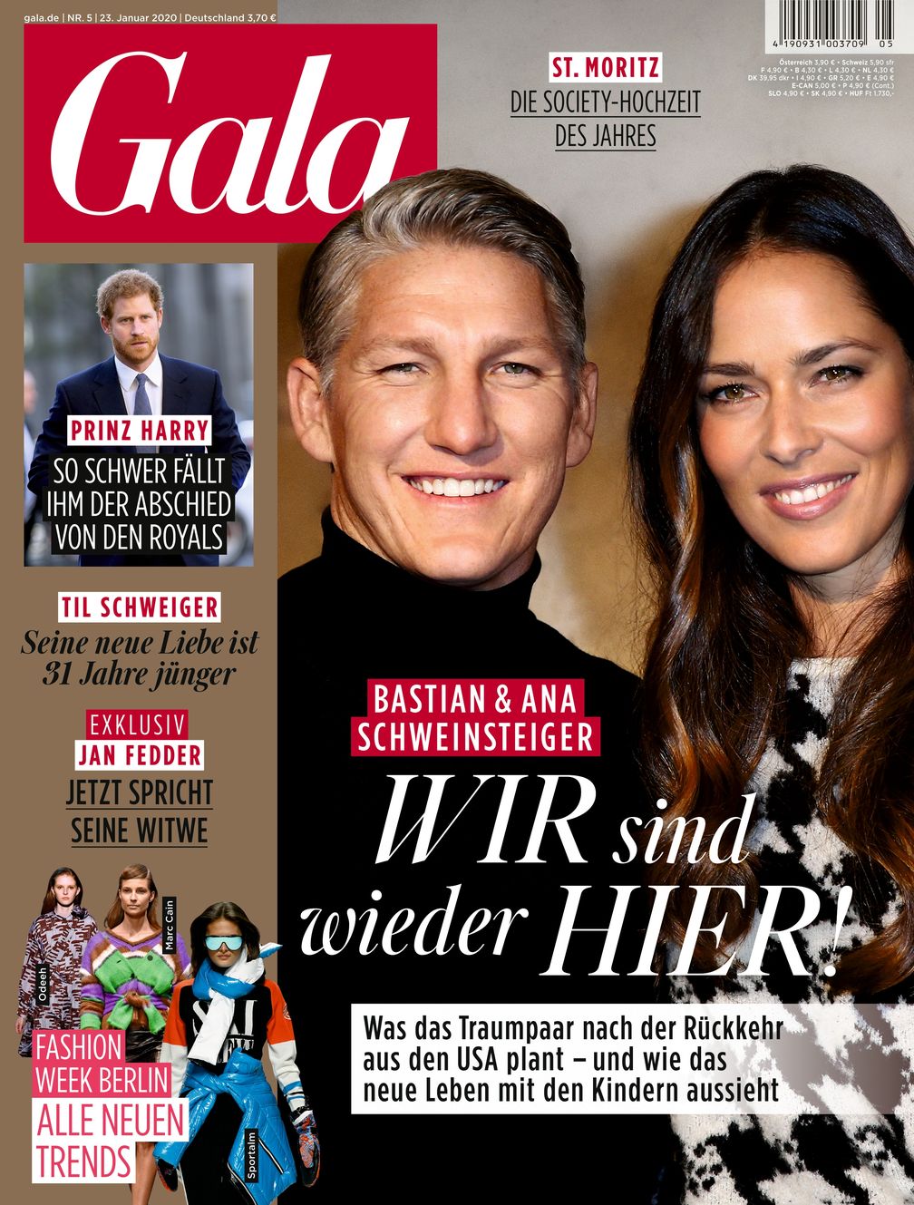 GALA Cover 5/2020 (EVT: 23. Januar 2020) Bild: "obs/Gruner+Jahr, Gala"