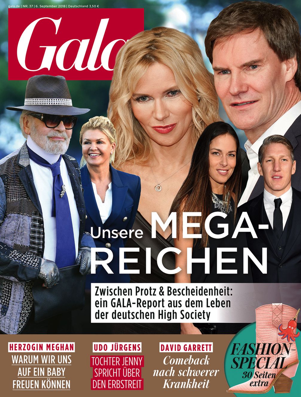 Cover GALA, Heft 37/2018 (EVT 06.09.2018). Bild: "obs/Gruner+Jahr, Gala"
