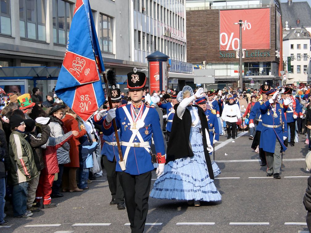 Rheinischer Karnevalsumzug in Koblenz