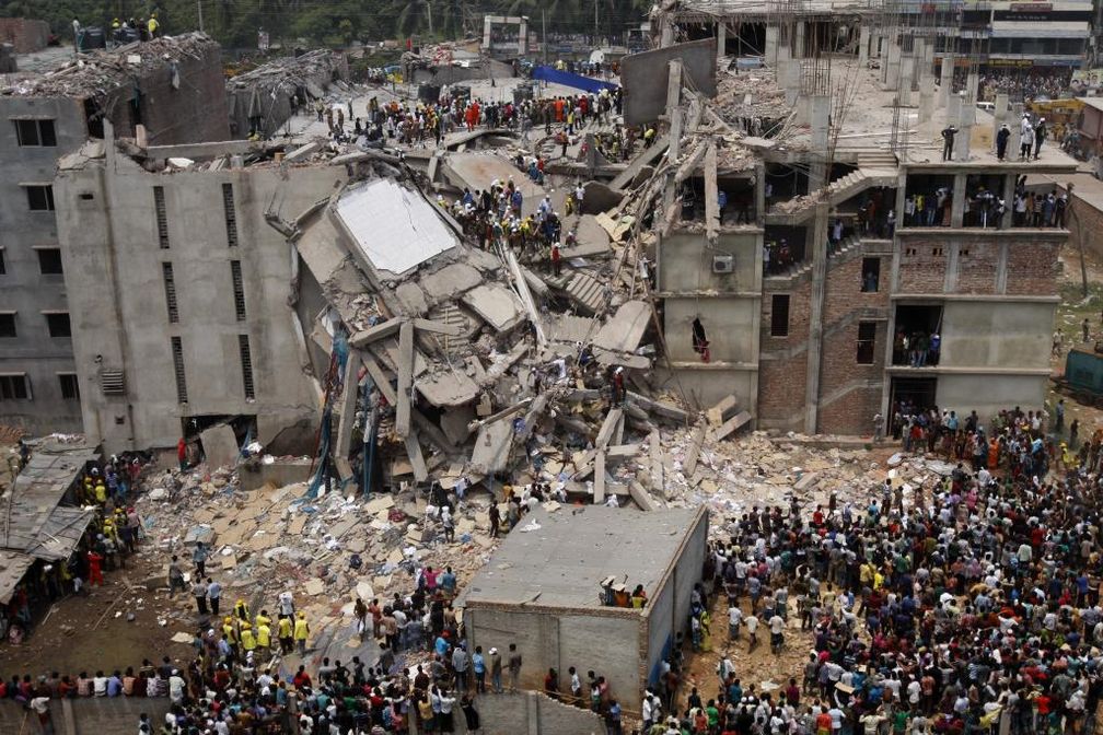 Rana Plaza: Das eingestürzte Gebäude