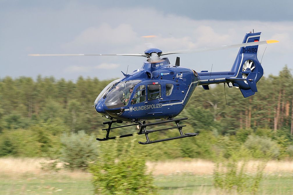 Ein Eurocopter EC 135 der deutschen Bundespolizei (Symbolbild)