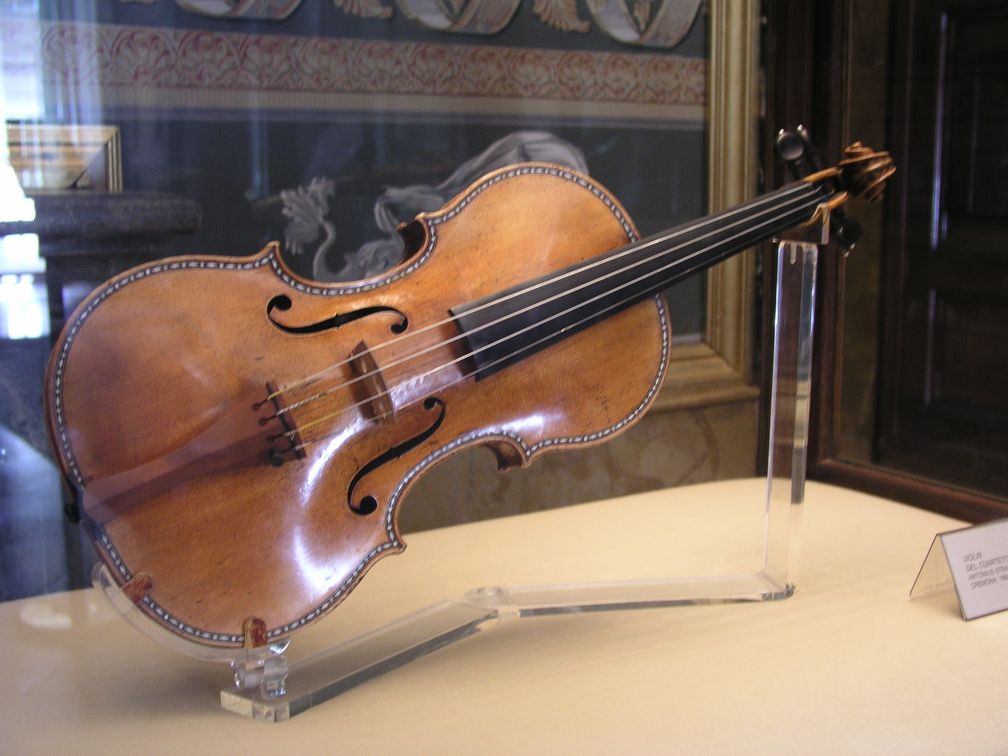 Spanisch II Stradivari-Violine im Palacio Real, Madrid, Baujahr ca. 1687
