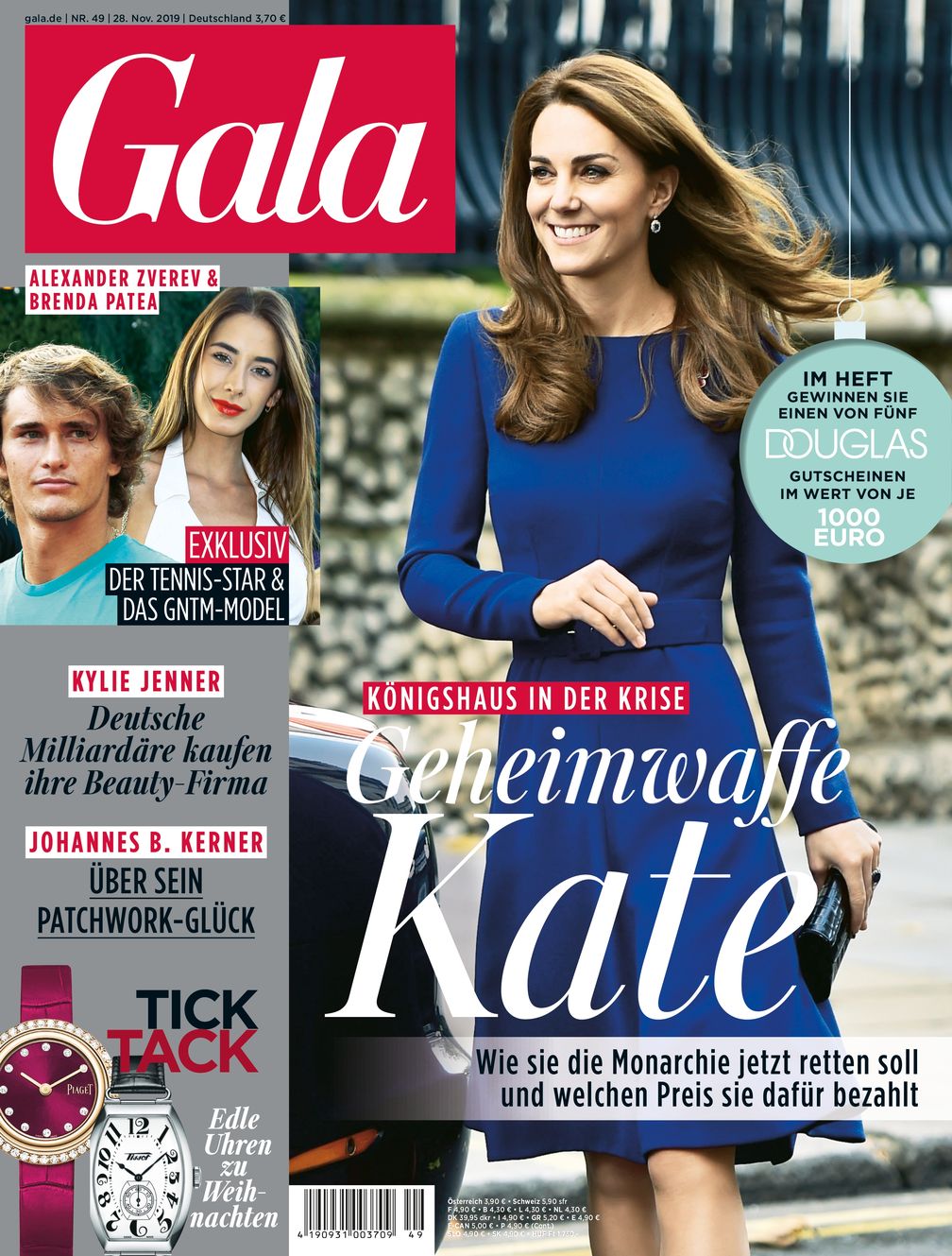 GALA Cover 49/2019 (EVT: 28. November 2019). Bild: "obs/Gruner+Jahr, Gala"