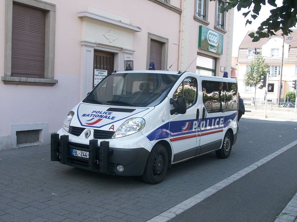 Französisches Polizeiauto (Symbolbild)