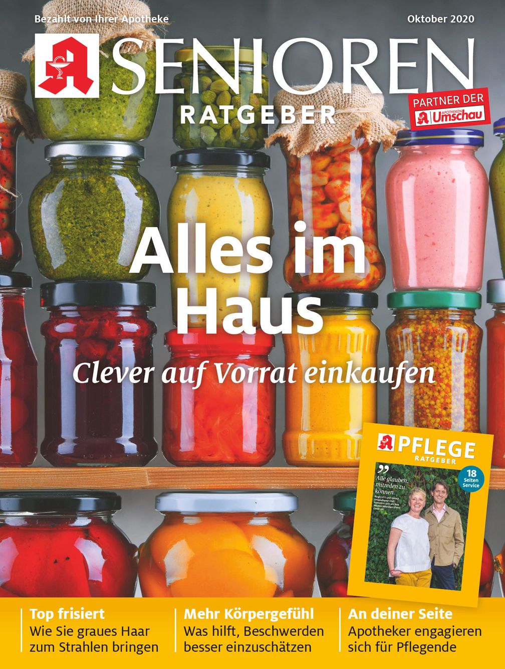 Titelcover Senioren Ratgeber Ausgabe 10/2020.  Bild: "obs/Wort & Bild Verlag - Gesundheitsmeldungen"