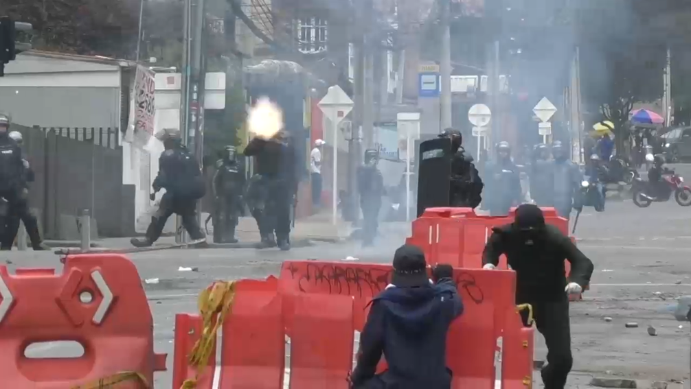 Proteste in Bogotá Bild: RUPTLY