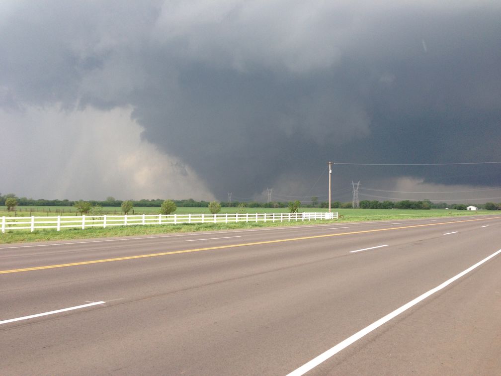 Der Tornado in der Nähe von Moore am 20. Mai 2013.