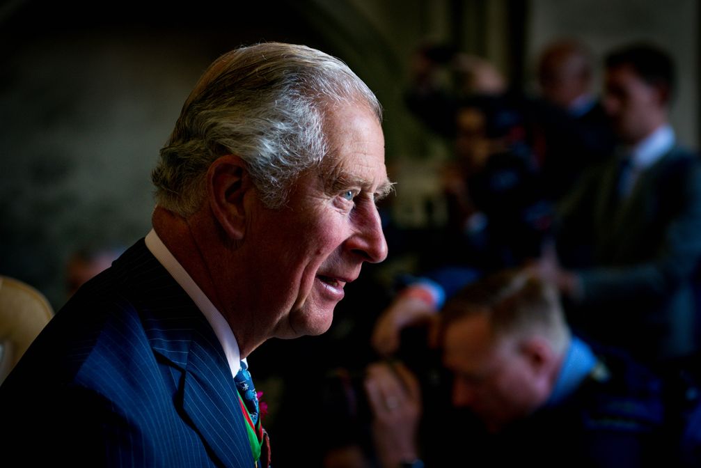 Ihre Königliche Hoheit Charles Philip Arthur George, Fürst von Wales und Herzog von Cornwall, bürgerlich Charles Philip Arthur George Mountbatten-Windsor (2019)