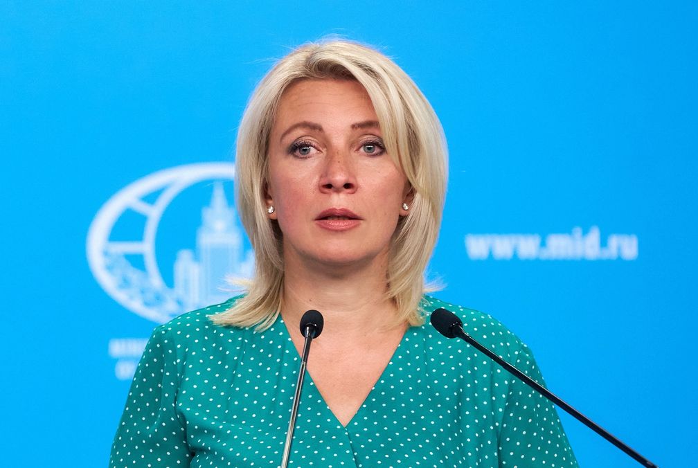 Maria Sacharowa (2022) Bild: Sputnik /  Pressedienst des russischen Außenministeriums