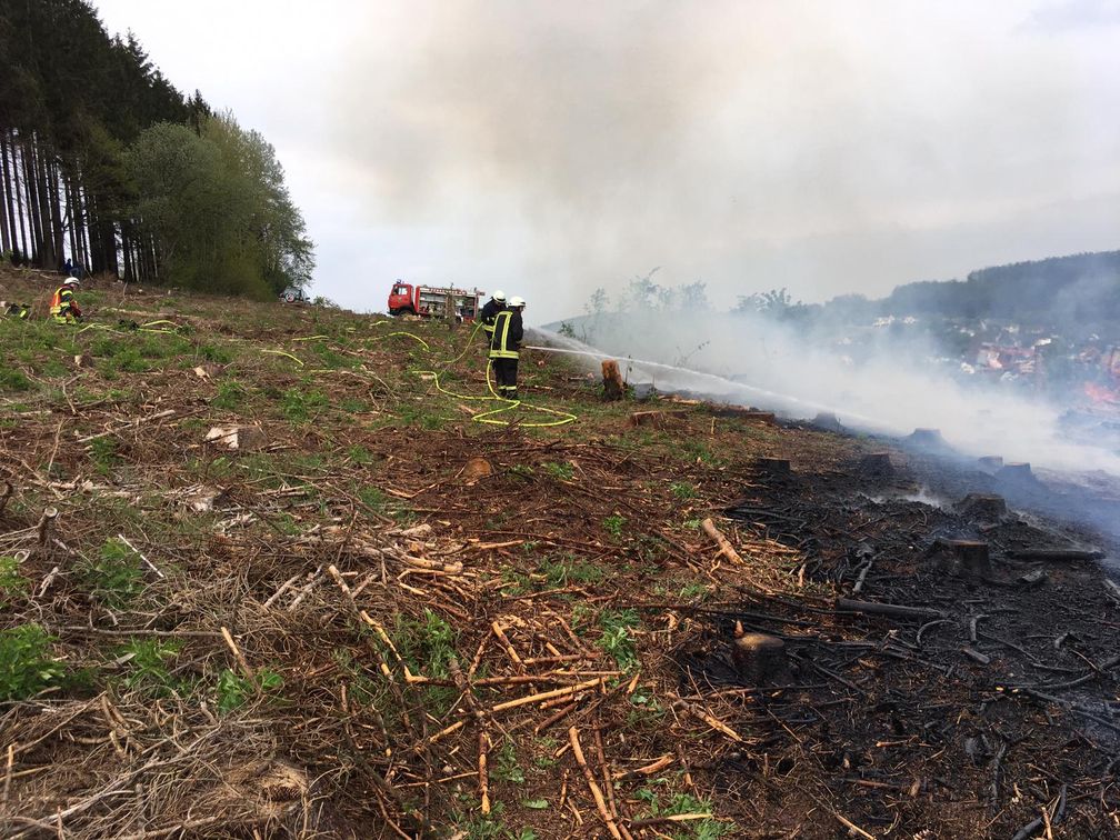 Ein weiteres Ausbreiten des Feuers konnte verhindert werden