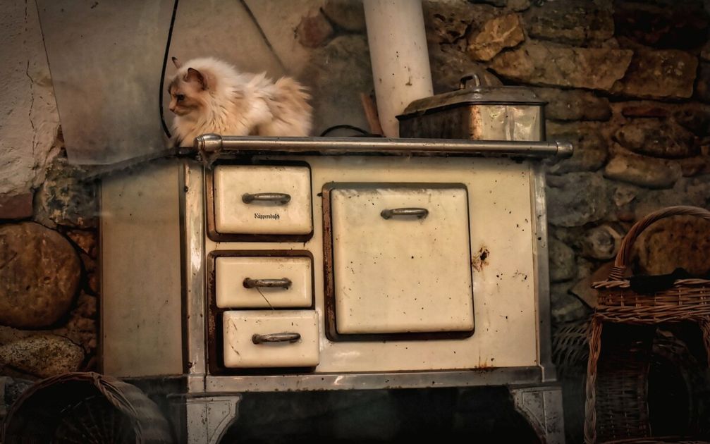 Eine Küchenhexe ist schon das halbe Überlebensprogramm: Sie wärmt, man kann darauf kochen und man kann alles darin verbrennen, was irgendwie brennt.