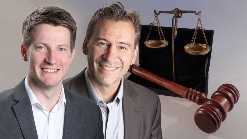 Dr. Martin Vincentz MdL(li) und Nic Peter Vogel (2019)