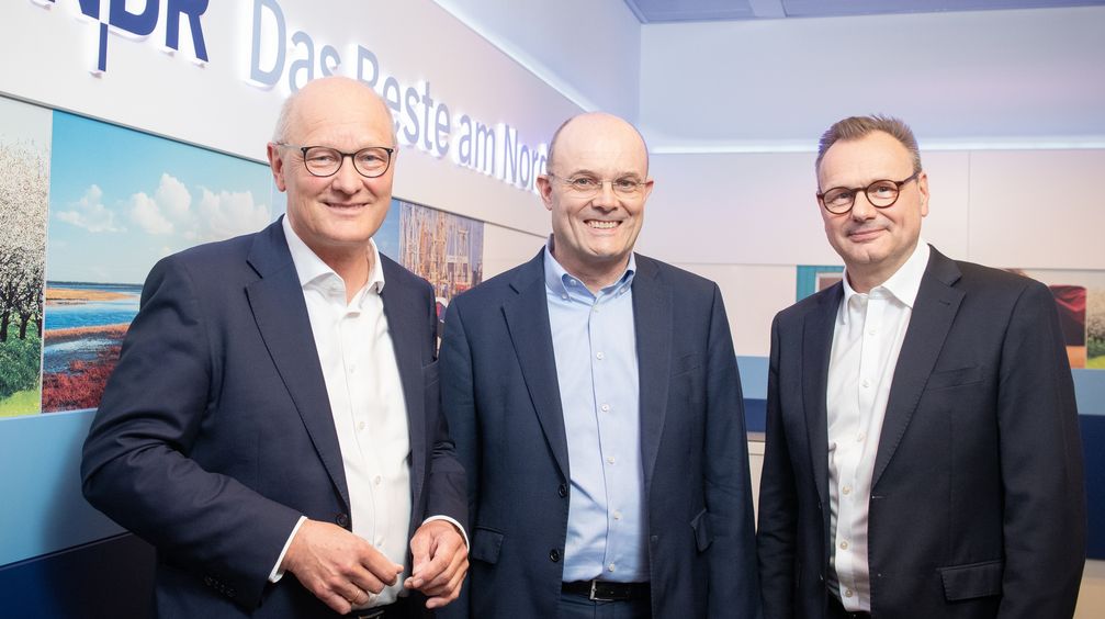 Joachim Knuth, Dr. Nico Fickinger und Hendrik Lünenborg (v.l.n.r.) (2025) Bild: NDR/Andreas Rehmann Fotograf: NDR/Andreas Rehmann