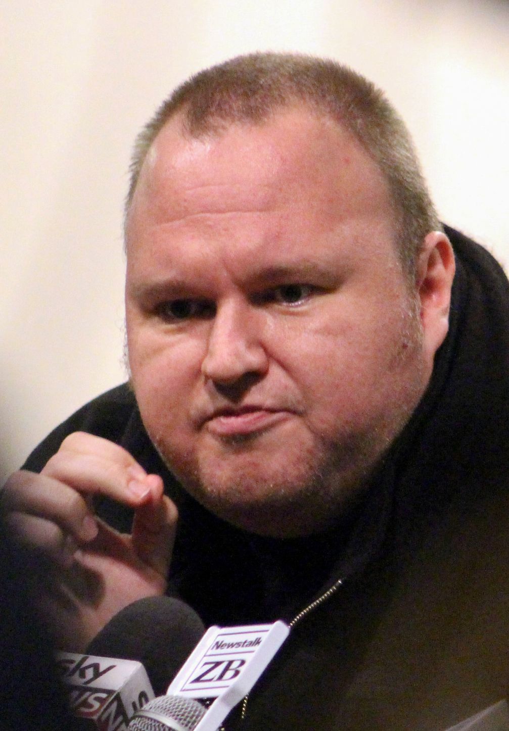 Kim Dotcom, alias  Kim Schmitz (2014), Archivbild