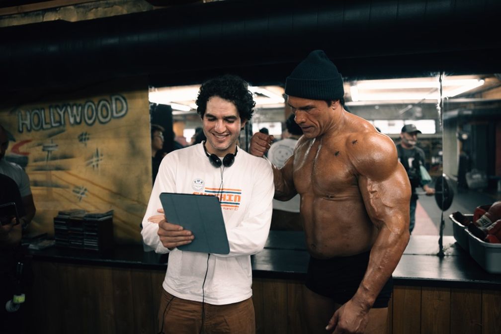 Regisseur Benny Safdie und Dwayne Johnson  (2025) Bild: LEONINE Studios Fotograf: LEONINE Studios